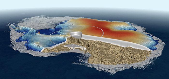 Cryosat Antarktis